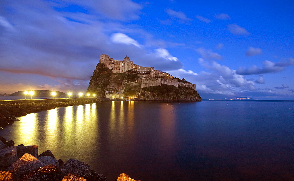 Aragonese castle, Ischia,Campanbia,Italy,Europe.