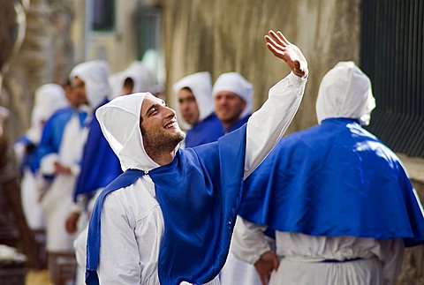 Holy Friday procession, Procida island, Campania, Italy, Europe