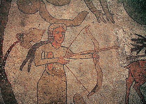 Cathedral, mosaic floor, Otranto, Salento, Apulia, Italy, Europe