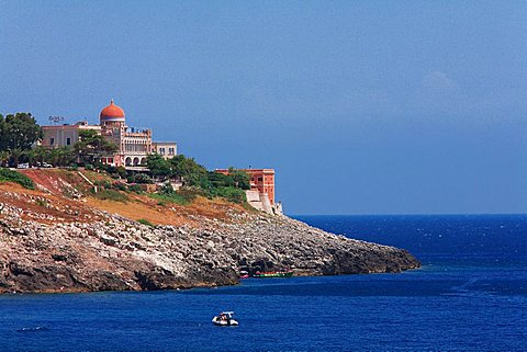 Coast near Santa Cesarea, Apulia, Italy, Europe