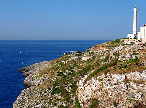 Lighthouse, Santa Maria di Leuca, Apulia, Italy, Europe