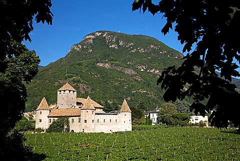 Mareccio castle, old town of Bolzano, Trentino Alto Adige, Italy, Europe