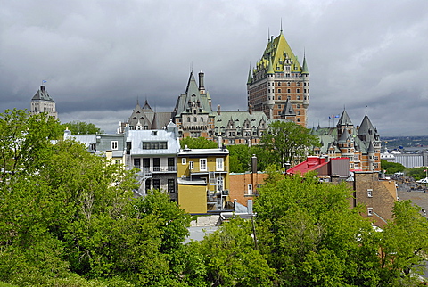 Fairmont Le Chateau Frontenac hotel, Quebec City, Capitale-Nationale, Quebec, Canada, North America