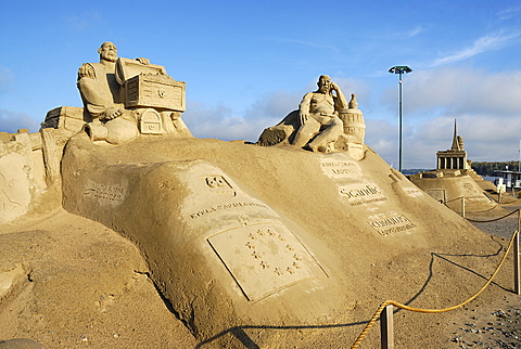 Annual festival of sand sculpture, Lappeenranta, South Karelia, Finland, Scandinavia, Europe