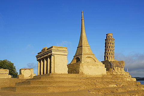 Annual festival of sand sculpture, Lappeenranta, South Karelia, Finland, Scandinavia, Europe