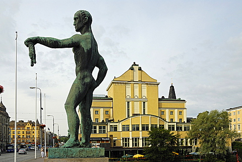 Foreshortening, Tampere, Pirkanmaa, Finland, Scandinavia, Europe