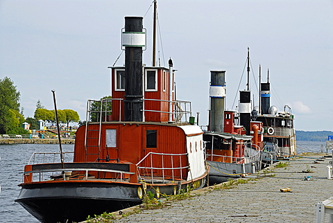 Old tugboat, Tampere, Pirkanmaa, Finland, Scandinavia, Europe