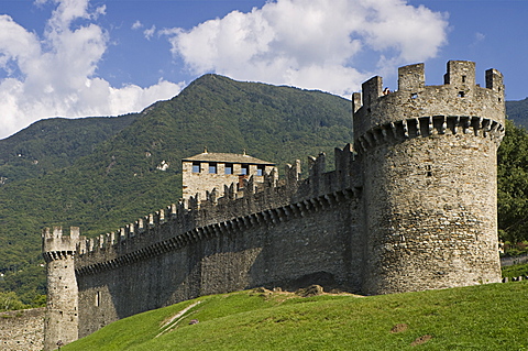 montebello castle, bellinzona, switzerland