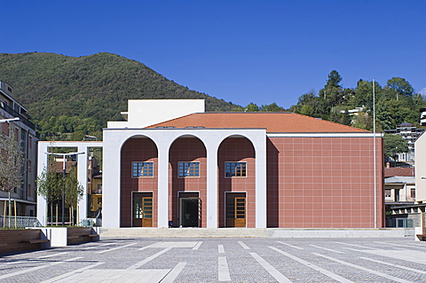 piazza liberta, nembro, italy