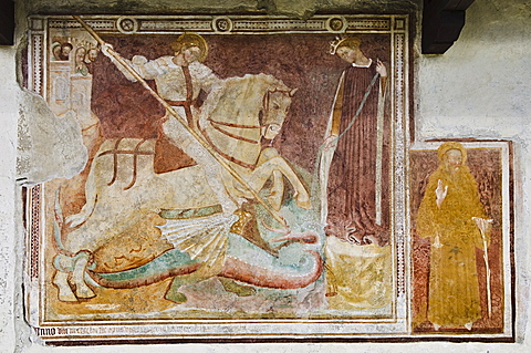 santuario della nativita: fresco, cerete basso, italy