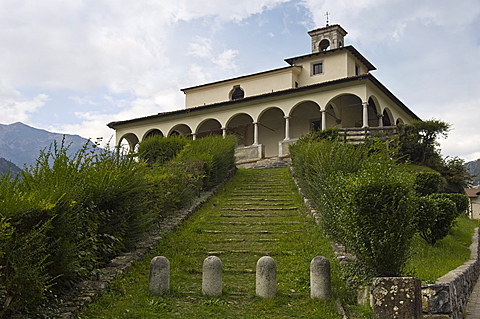 sanctuary, ardesio, italy