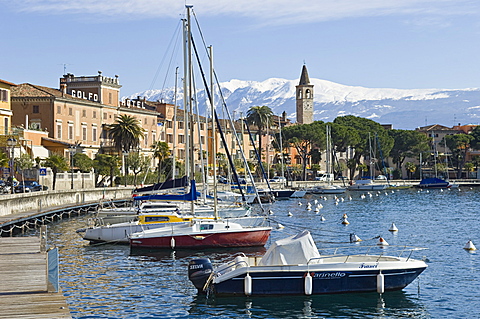 village view, toscolano maderno, italy