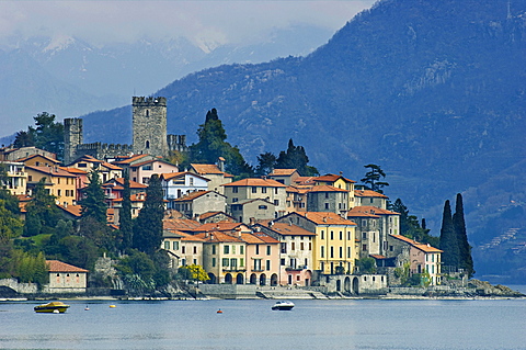 village view, santa maria rezzonico, italy