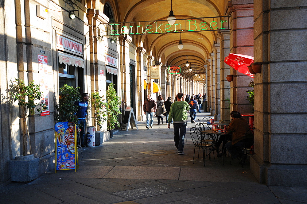 Via di Sottoripa street, Genoa, Ligury, Italy, Europe