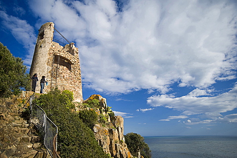 San Gemiliano Tower, TortolâˆšÂ¨, Arbatax, Provincia Ogliastra, Golfo di Orosei, Sardinia, Italy