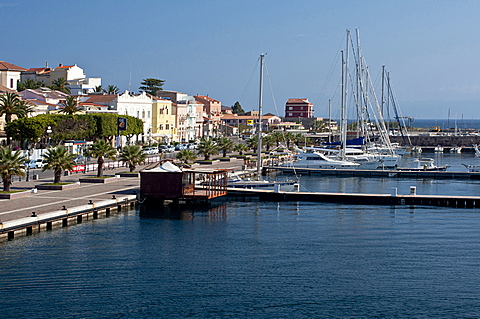 Harbour Carloforte, St Pietro Island, Carbonia - Iglesias district, Sardinia, Italy, Europe