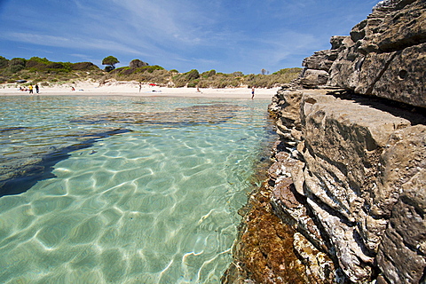 La Bobba beach, Carloforte, St Pietro Island, Sulcis Iglesiente, Carbonia Iglesias, Sardinia, Italy, Europe