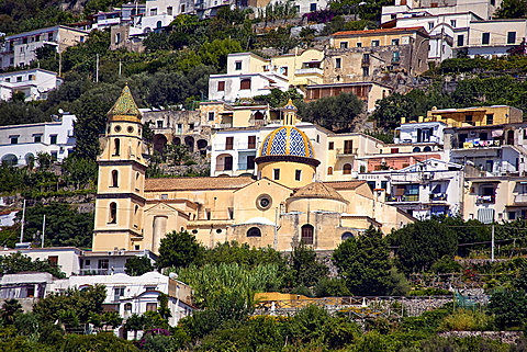 S.Gennaro church, Praiano, Salerno, Campania, Italy, Europe