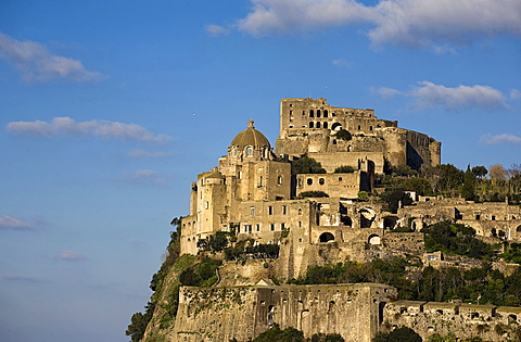 Aragonese castle, Ischia Island, Campania, Italy, Europe