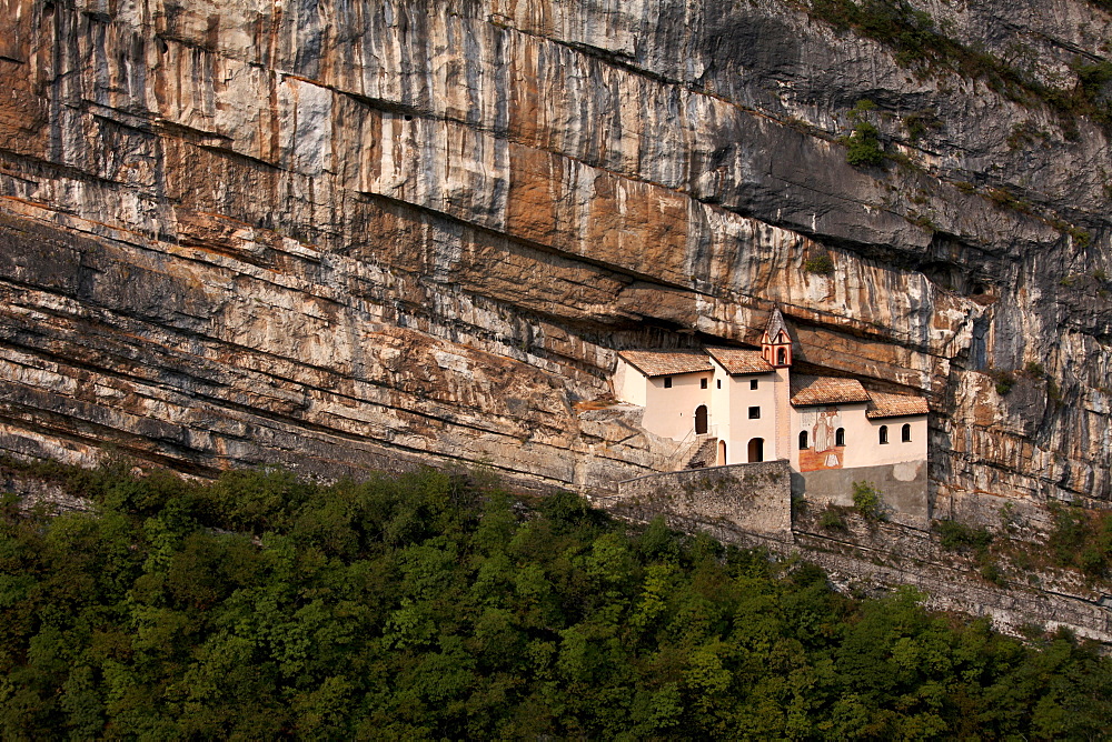 San Colombano hermitage, Vallarsa, Vallagrina, Trentino, Italy, Europe