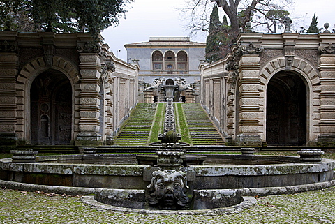 Palazzo Farnese palace, Caprarola, Lazio, Itali, europe