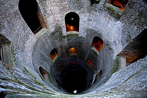 San Patrizio well, Orvieto, Umbria, Italy, Europe