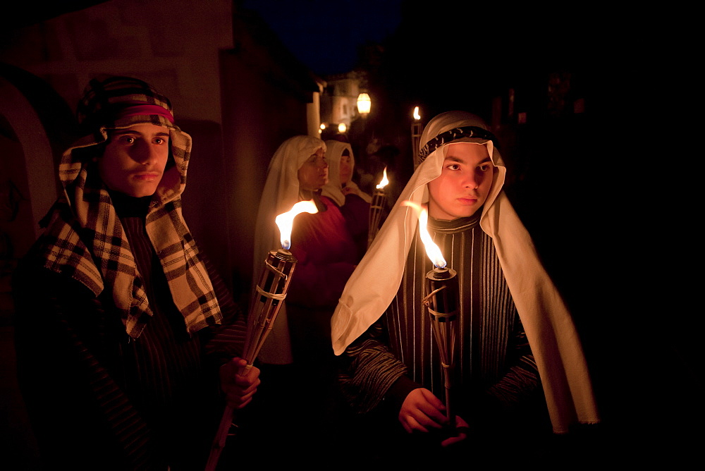 Savoca village, Easter traditional feast, Sicily, Italy, Europe