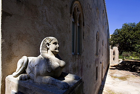 The Donnafugata Castle, situated in proximity to Santa Croce Camerina, Ragusa, Sicily, Italy, Europe