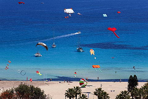 Kites festival, Trapani, Sicily, Italy, Europe