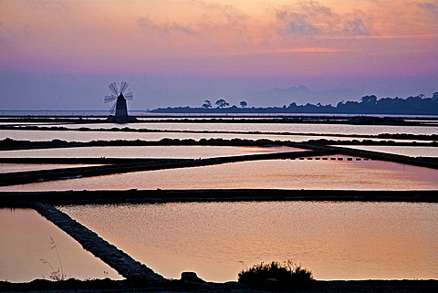 Ettore Infersa Saltworks, Trapani, Sicily, Italy, Europe