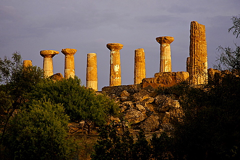 Valle dei Templi valley, Agrigento, Sicily, Italy, Europe