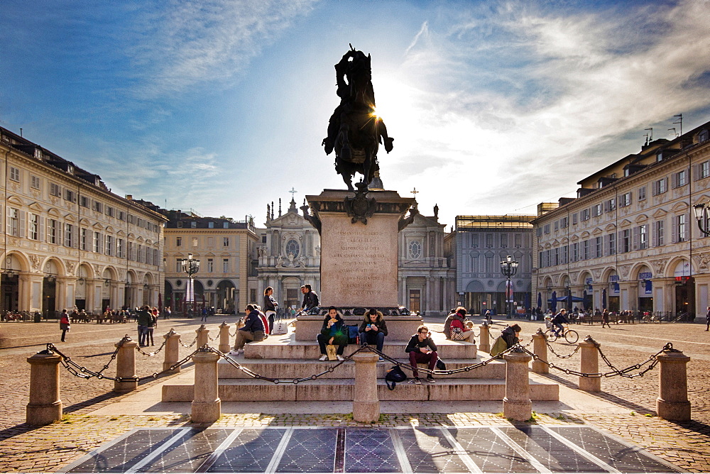 Piazza San Carlo, Turin, Italy, Europe