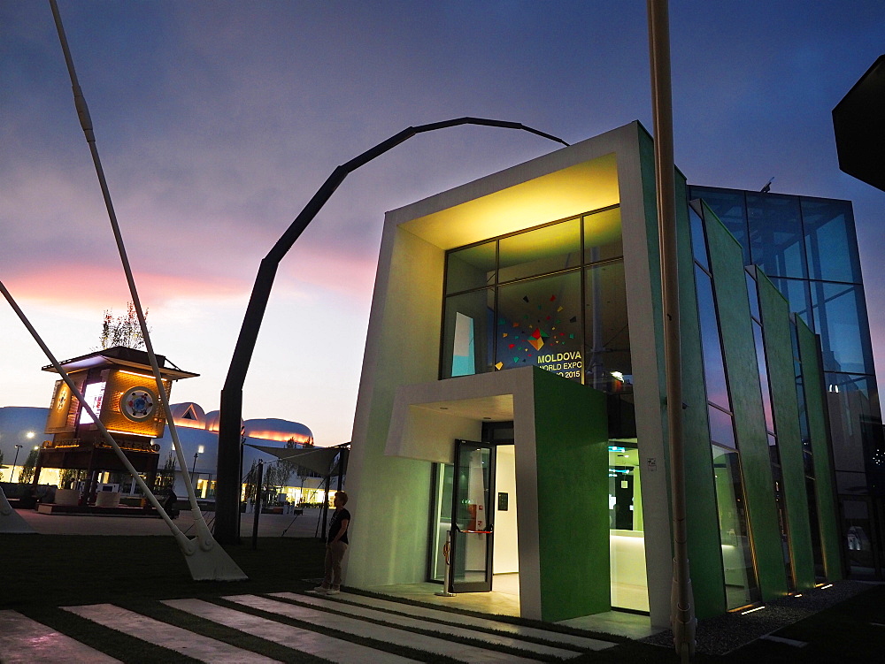 Moldavia Pavilion, EXPO 2015, Milan, Lombardy, Italy, Europe