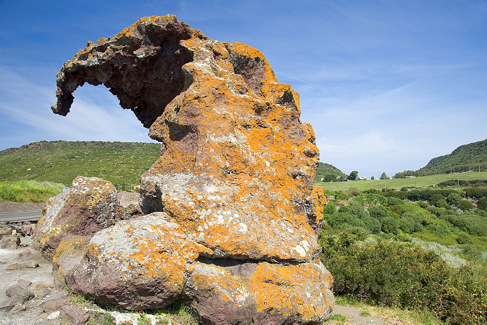 Roccia dell'Elefante (Elephant Rock), Castelsardo, Sardinia, Italy, Europe