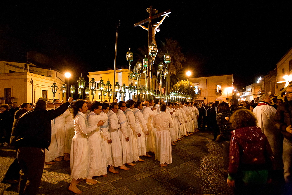 Good Friday, Easter procession, Assoro, Sicily, Italy, Europe