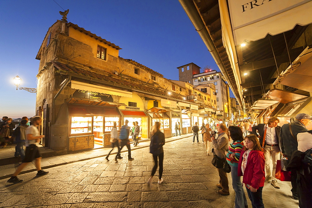 Ponte Vecchio bridge, Florence,Tuscany, Italy, Europe