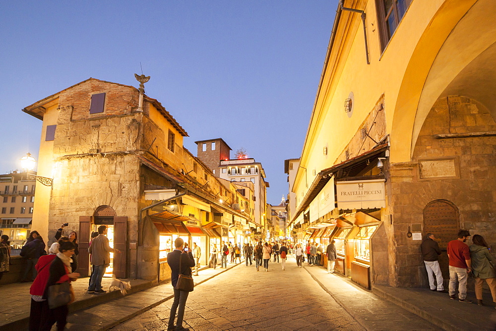 Ponte Vecchio bridge, Florence,Tuscany, Italy, Europe