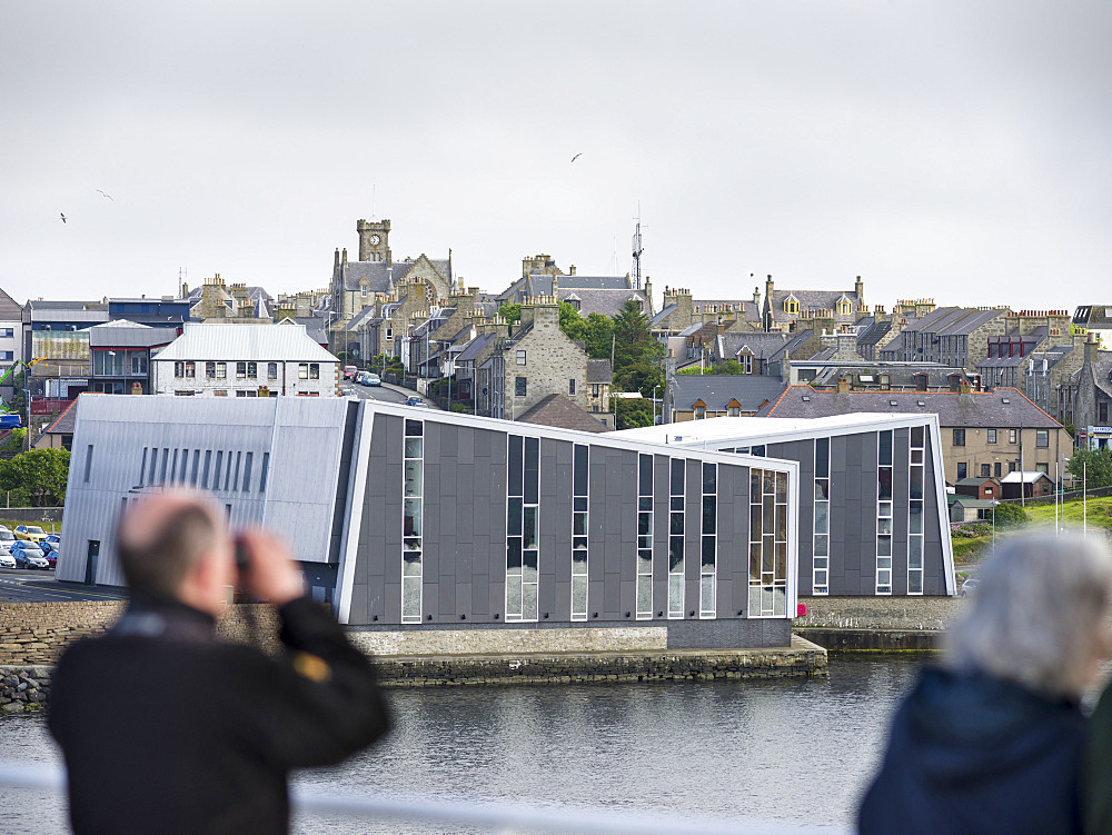 Lerwick, the capital of the Shetland Islands in the far north of Scotland.  The Mareel. Europe, northern europe, great britain, scotland, Shetland Islands, June