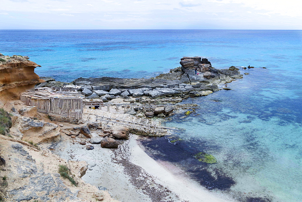 Seascape, Calo Des Mort, Landscape, Balearic Islands, Formentera, Spain