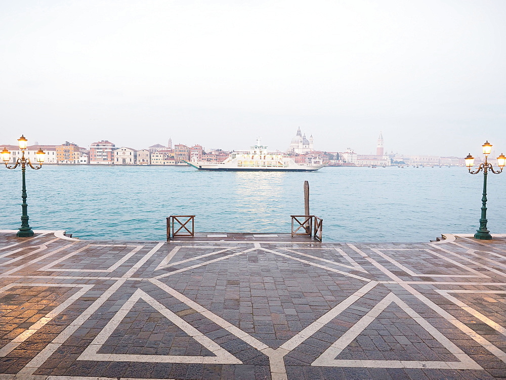 Fondamenta Zattere view from Giudecca island, Venice, Veneto, Italy, Europe