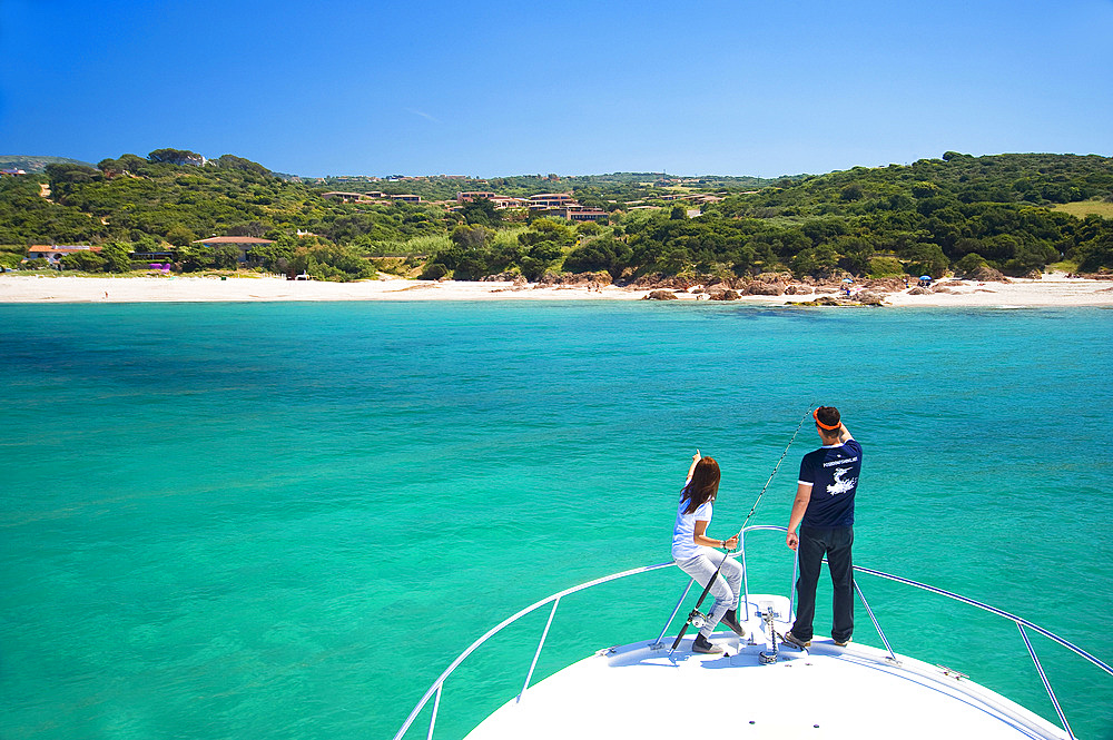 Marinedda Beach, Poseidon Charter, Isola Rossa, Red Islet, Trinità d'Agultu, Sardinia, Italy, Europe