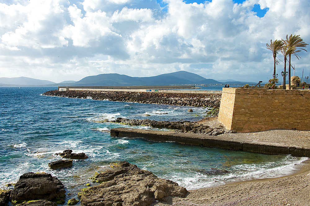 Bastioni Pigafetta, Alghero, Sardinia, Italy, Europe