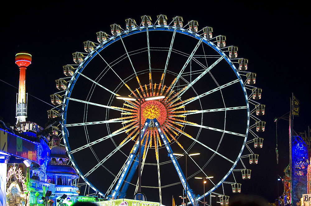 Oktoberfest, traditional german beer festival, Munich, Baviera, Germany, Europe