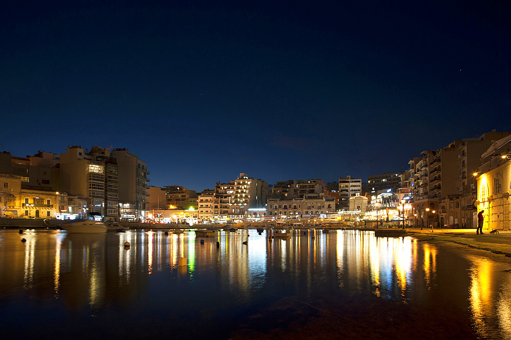 St. Julian (San Giljan) Bay, Malta Island, Mediterranean Sea, Europe