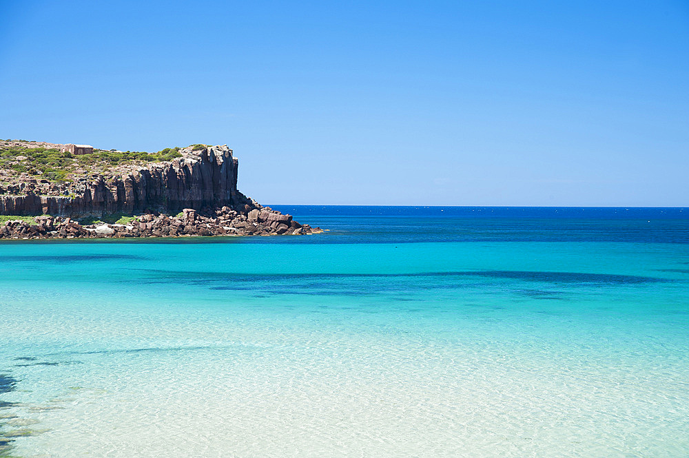 La Caletta e Capo Spalmatore, Carloforte, Island of San Pietro, Sardinia, Italy, Europe