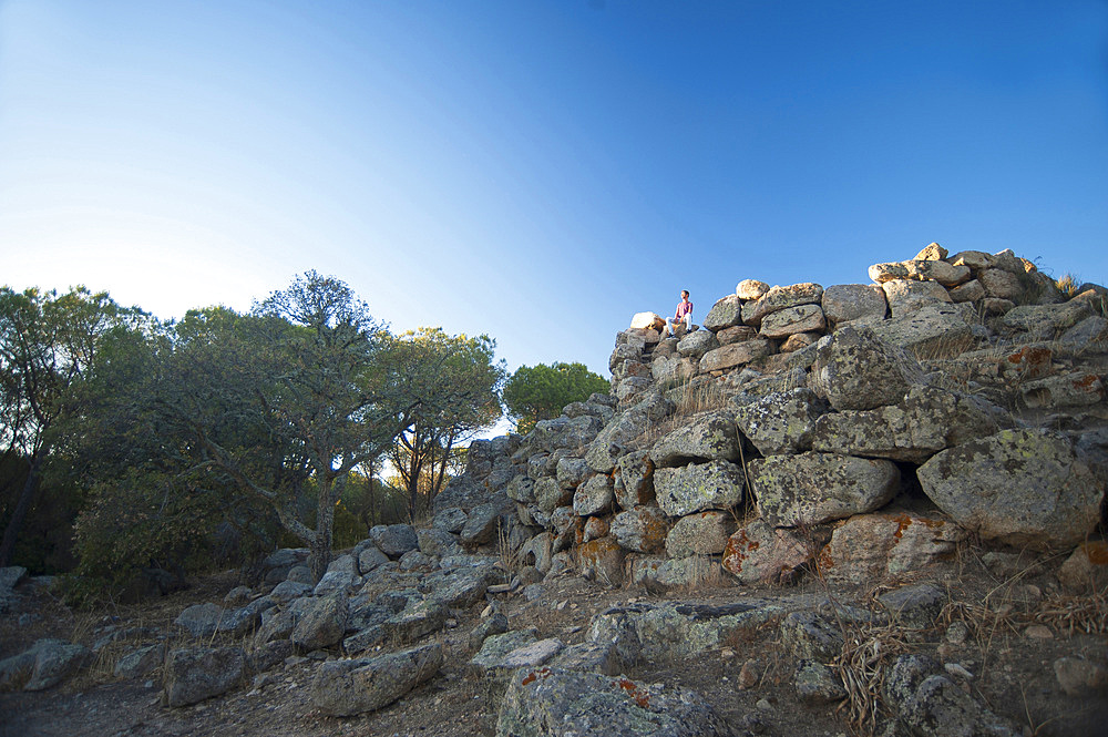 Nuraghe Ugolino, Archaeological site, Nuoro, Sardinia, Italy, Europe