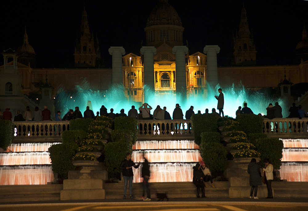 Font màgica de Montjuïc, Montjuïc, Barcelona, Catalonia, Spain, Europe