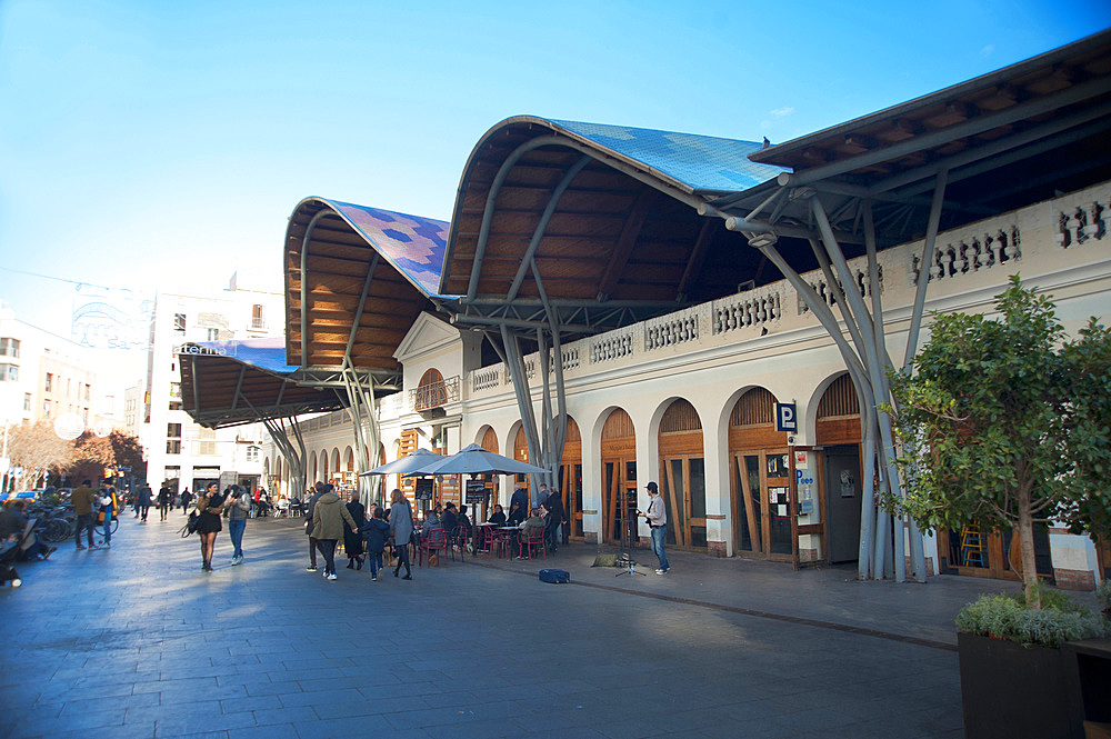 Mercat Santa Caterina, Barcelona, Catalonia, Spain, Europe