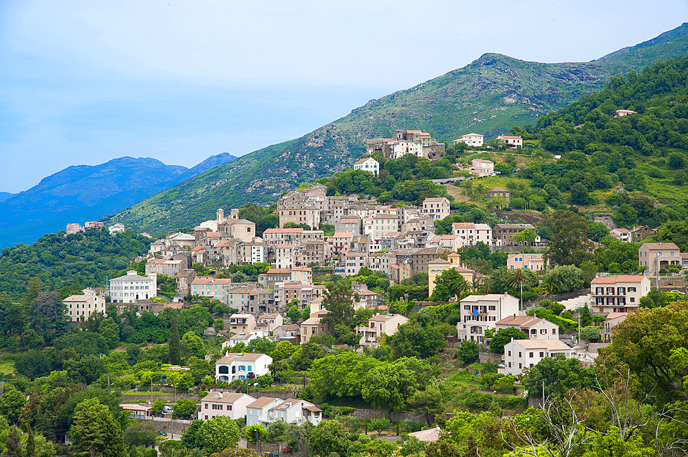 Oletta village, Corsica, France, Europe