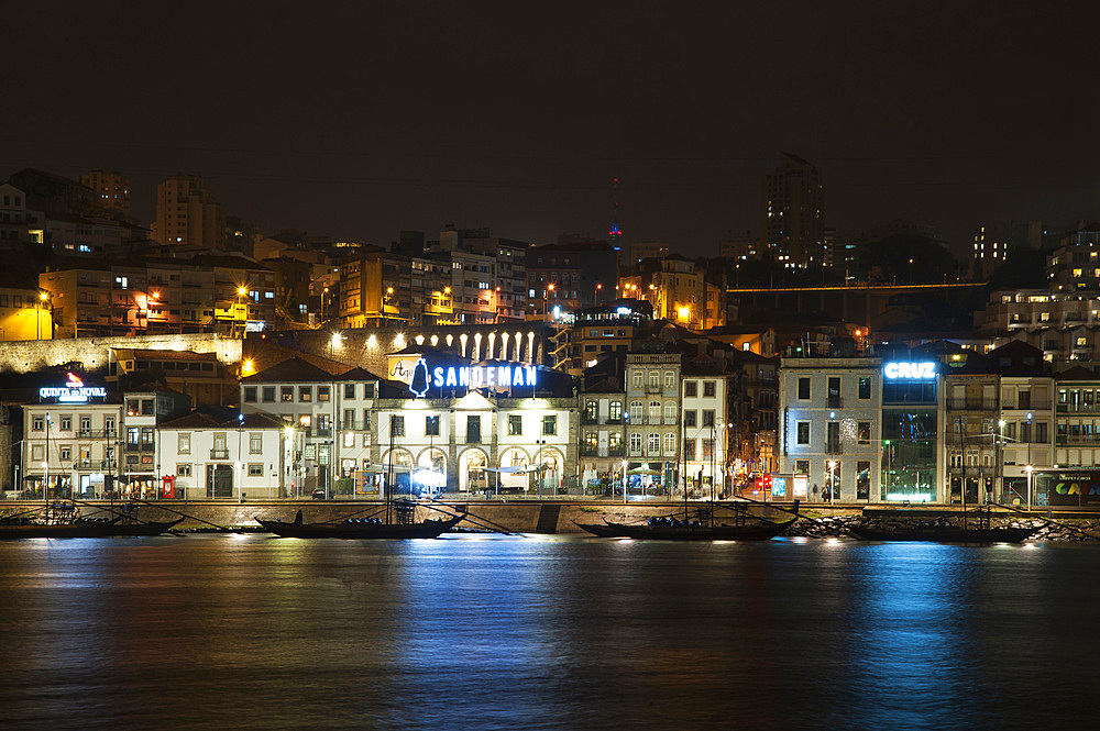 Vila Nova de Gaia at Rio Douro, Portugal, Europe